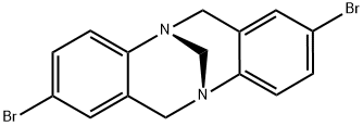 6H,12H-5,11-METHANODIBENZO[B,F][1,5]DIAZOCINE, 2,8-DIBROMO-, (5S,11S)- 结构式