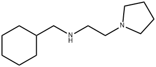 N-(环己基甲基)-2-(吡咯烷-1-基)乙烷-1-胺 结构式
