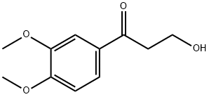 1-Propanone, 1-(3,4-dimethoxyphenyl)-3-hydroxy- 结构式