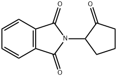 2-(2-氧代环戊基)异吲哚啉-1,3-二酮 结构式