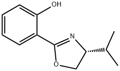 (R)-2-(4-异丙基-4,5-二氢恶唑-2-基)苯酚 结构式