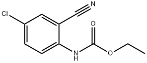 Carbamic acid, N-(4-chloro-2-cyanophenyl)-, ethyl ester 结构式