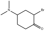 Cyclohexanone, 2-bromo-4-(dimethylamino)- 结构式