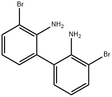 [1,1'-Biphenyl]-2,2'-diamine, 3,3'-dibromo- 结构式