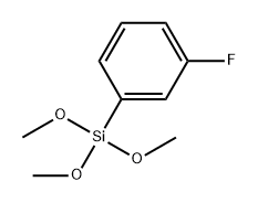 Benzene, 1-fluoro-3-(trimethoxysilyl)- 结构式