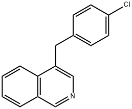 4-(4-Chlorobenzyl)isoquinoline 结构式
