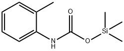 Trimethylsilyl o-tolylcarbamate 结构式