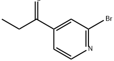 1-(2-溴-4-吡啶基)-1-丙酮 结构式