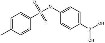 Boronic acid, B-[4-[[(4-methylphenyl)sulfonyl]oxy]phenyl]- 结构式