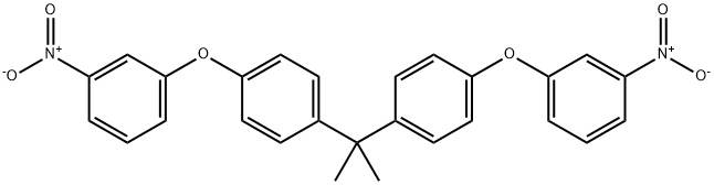 2,2-bis [4-(3-nitrophenoxy)phenyl]propane 结构式