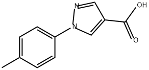 1-(4-甲基苯基)-1H-吡唑-4-羧酸 结构式