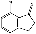 1H-Inden-1-one, 2,3-dihydro-7-mercapto- 结构式
