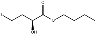 Butanoic acid, 2-hydroxy-4-iodo-, butyl ester, (2S)- 结构式