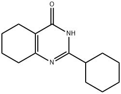 2-Cyclohexyl-5,6,7,8-tetrahydroquinazolin-4(1H)-one 结构式