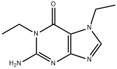 2-Amino-1,7-diethyl-1H-purin-6(7H)-one 结构式