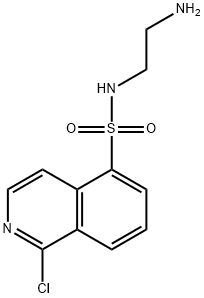 N-(2-Aminoethyl)-1-chloroisoquinoline-5-sulfonamide 结构式