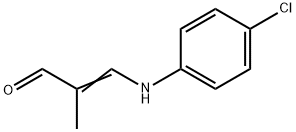 2-Propenal, 3-[(4-chlorophenyl)amino]-2-methyl- 结构式