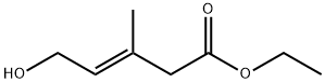 3-Pentenoic acid, 5-hydroxy-3-methyl-, ethyl ester, (3E)- 结构式