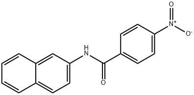N-(Naphthalen-2-yl)-4-nitrobenzamide 结构式