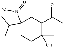 Ethanone, 1-[2-hydroxy-2-methyl-5-(1-methylethyl)-5-nitrocyclohexyl]- 结构式