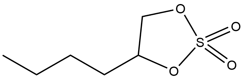 4-丁基硫酸乙烯酯 结构式