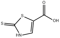 2-硫氧基-2,3-二氢噻唑-5-羧酸 结构式