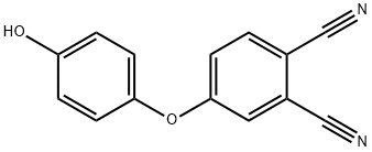 4-(4-羟基苯氧基)邻苯二甲腈 结构式