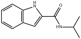 N-Isopropyl-1H-indole-2-carboxamide 结构式