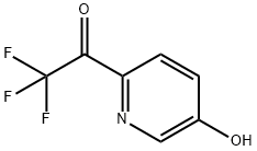 Ethanone, 2,2,2-trifluoro-1-(5-hydroxy-2-pyridinyl)- 结构式