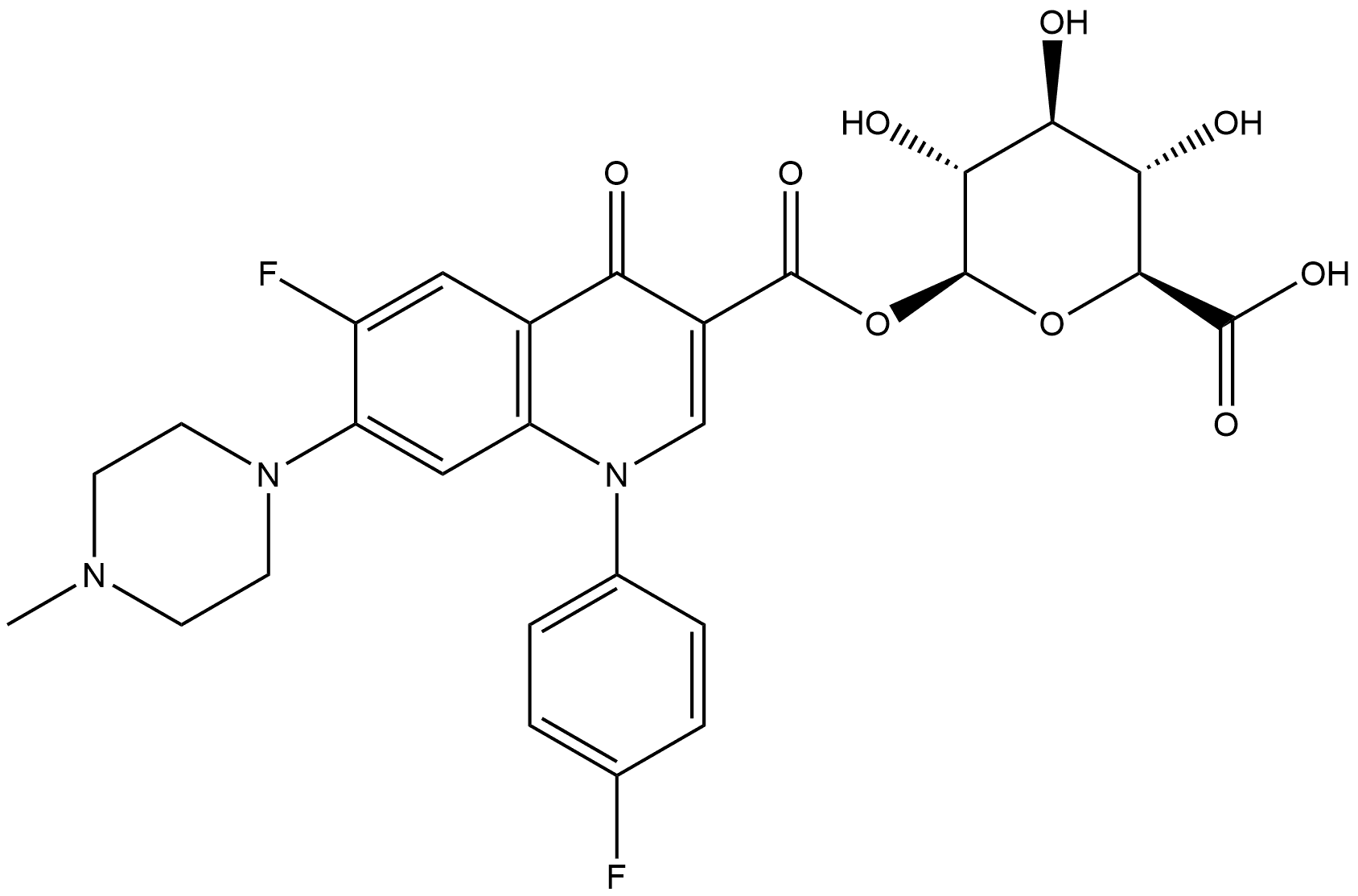 Pefloxacin Impurity 19 结构式