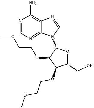 Adenosine, 2',3'-bis-O-(2-methoxyethyl)- 结构式