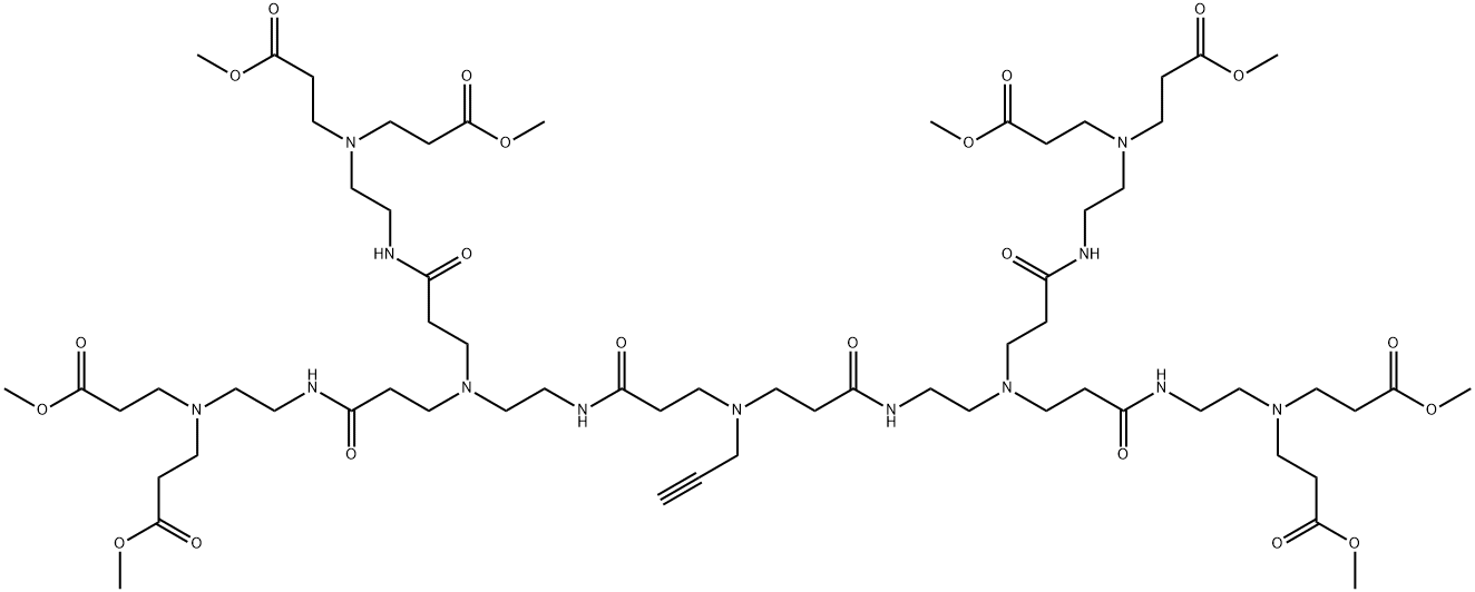 PAMAM 树枝状聚合物 结构式