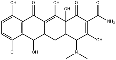 demethylchlortetracycline 结构式