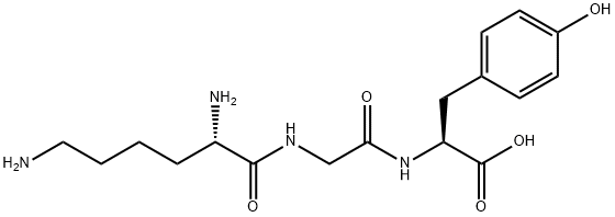 L-Tyrosine, L-lysylglycyl- 结构式