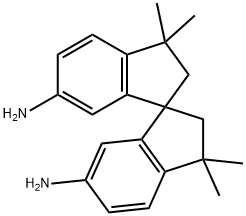 1,1'-Spirobi[1H-indene]-6,6'-diamine, 2,2',3,3'-tetrahydro-3,3,3',3'-tetramethyl- 结构式
