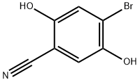 4-溴-2,5-二羟基苄腈 结构式