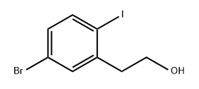 2-(5-溴-2-碘苯基)乙-1-醇 结构式