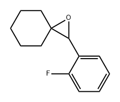 1-Oxaspiro[2.5]octane, 2-(2-fluorophenyl)- 结构式