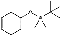 TERT-BUTYL-CYCLOHEX-3-EN-1-YLOXY-DIMETHYLSILANE 结构式