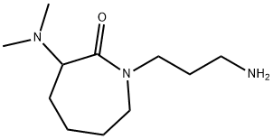 1-(3-Aminopropyl)-3-(dimethylamino)azepan-2-one 结构式