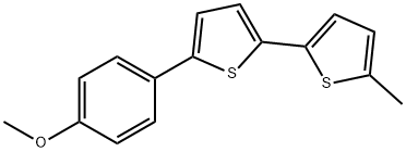 2,2'-Bithiophene, 5-(4-methoxyphenyl)-5'-methyl- 结构式