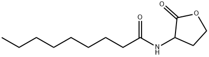 Nonanamide, N-(tetrahydro-2-oxo-3-furanyl)- 结构式