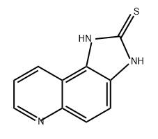 2H-Imidazo[4,5-f]quinoline-2-thione, 1,3-dihydro- 结构式