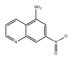 7-硝基喹啉-5-胺 结构式