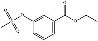 Benzoic acid, 3-[(methylsulfonyl)oxy]-, ethyl ester 结构式