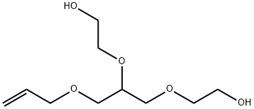 Ethanol, 2,2'-[[1-[(2-propen-1-yloxy)methyl]-1,2-ethanediyl]bis(oxy)]bis- 结构式