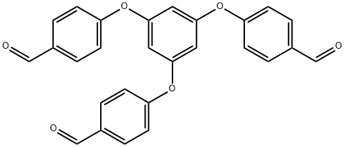 4,4',4''-(苯-1,3,5-三基三(氧基))三苯甲醛 结构式