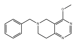 Pyrido[4,3-d]pyrimidine, 5,6,7,8-tetrahydro-4-methoxy-6-(phenylmethyl)- 结构式