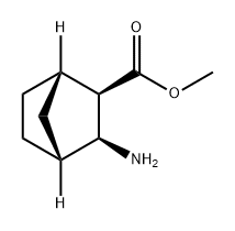 (1S,2R,3S,4R)-3-氨基双环[2.2.1]庚烷-2-羧酸甲酯 结构式