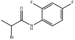 Propanamide, 2-bromo-N-(2,4-difluorophenyl)- 结构式